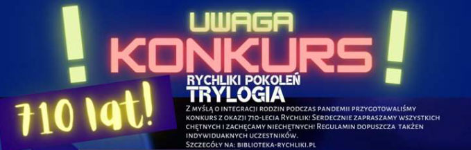 UWAGA! KONKURS! RYCHLIKI POKOLEŃ TRYLOGIA