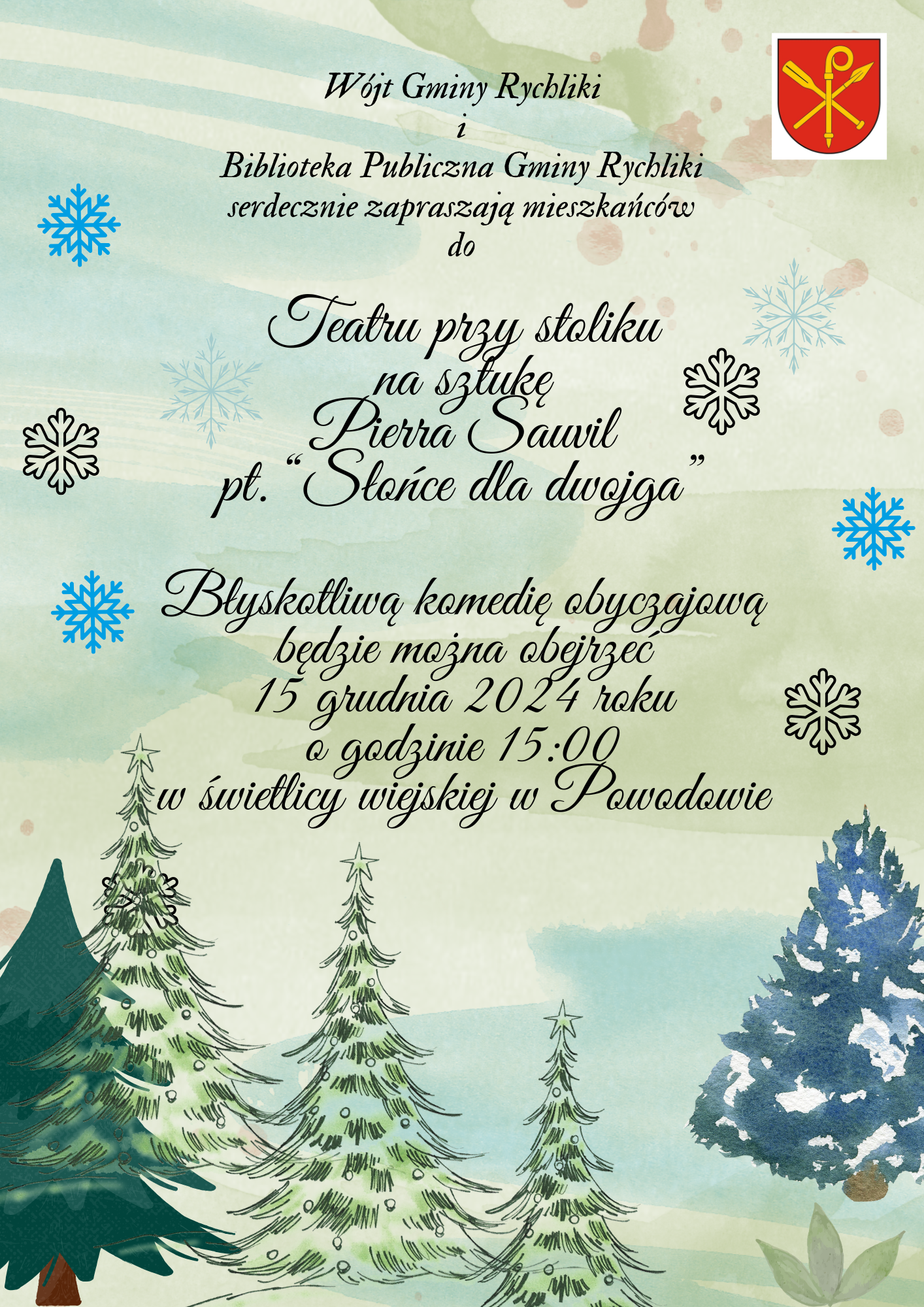 Teatr przy stoliku w Powodowie